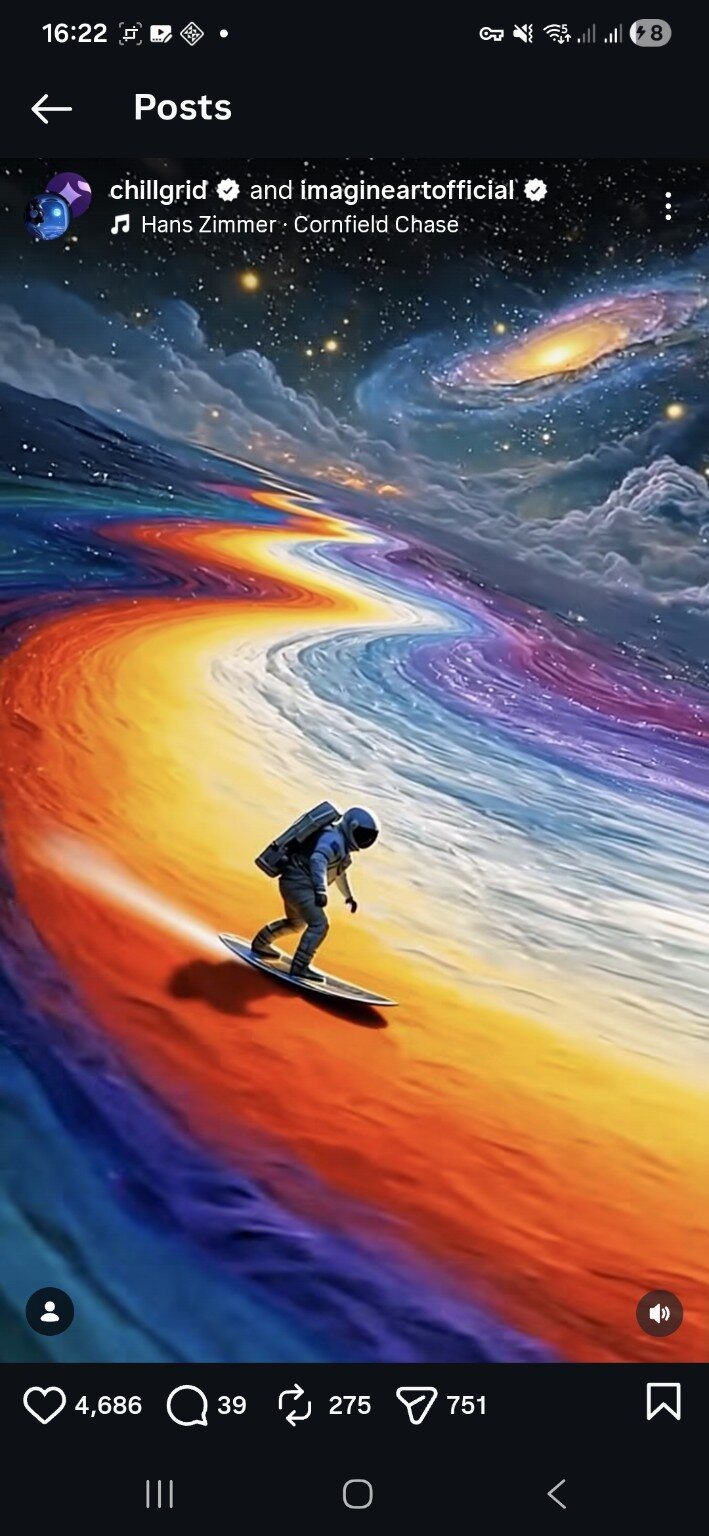 Surreal cosmic landscape